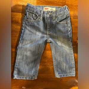Levi’s 514 straight, size 13 month, baby boys, light wash